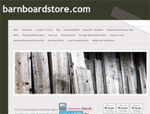 Tablet Screenshot of barnboardstore.com